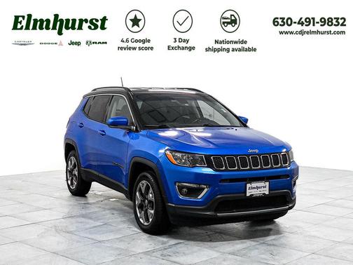 Laser Blue Pearlcoat 2020 Jeep Compass Limited