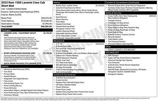 2023 RAM 1500 Laramie