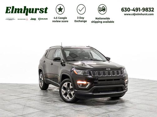 Diamond Black Crystal Pearlcoat 2020 Jeep Compass Limited
