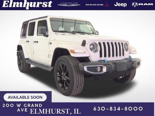 Bright White Clearcoat 2023 Jeep Wrangler 4xe Sahara