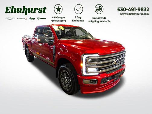 Rapid Red Metallic Tinted Clearcoat 2024 Ford F-350 Limited