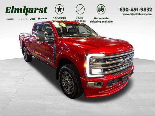 Rapid Red Metallic Tinted Clearcoat 2024 Ford F-350 Limited