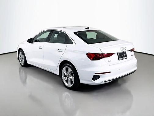 Glacier White Metallic 2023 Audi A3 Premium