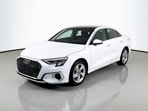 Glacier White Metallic 2023 Audi A3 Premium