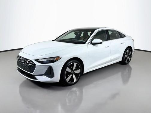 Glacier White Metallic 2025 Audi A5 Premium Plus TFSI quattro S tronic