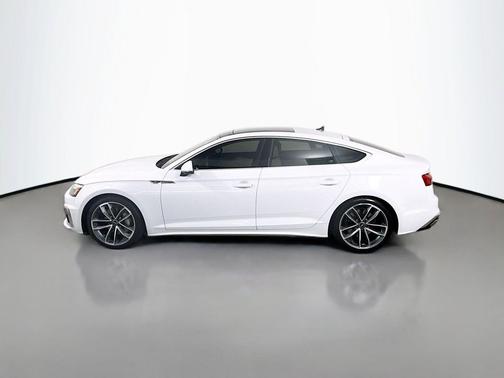 Glacier White Metallic 2022 Audi A5 Sportback 45 S Line Premium Plus