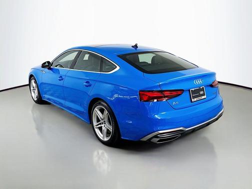 Turbo Blue Metallic 2022 Audi A5 Sportback 45 S Line Premium Plus