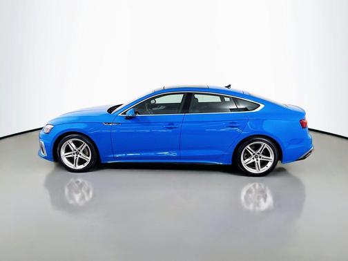 Turbo Blue Metallic 2022 Audi A5 Sportback 45 S Line Premium Plus