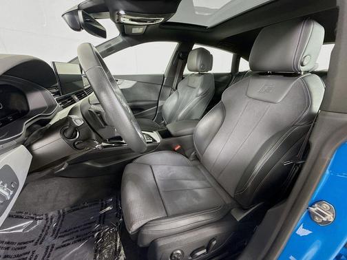 Turbo Blue Metallic 2022 Audi A5 Sportback 45 S Line Premium Plus