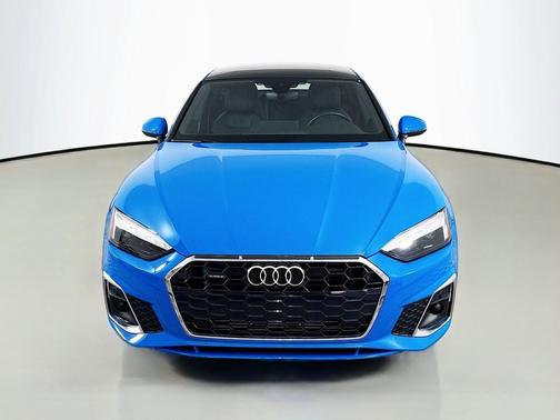 Turbo Blue Metallic 2022 Audi A5 Sportback 45 S Line Premium Plus