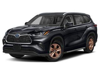 White 2023 Toyota Highlander Hybrid Bronze Edition