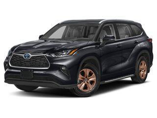 White 2023 Toyota Highlander Hybrid Bronze Edition