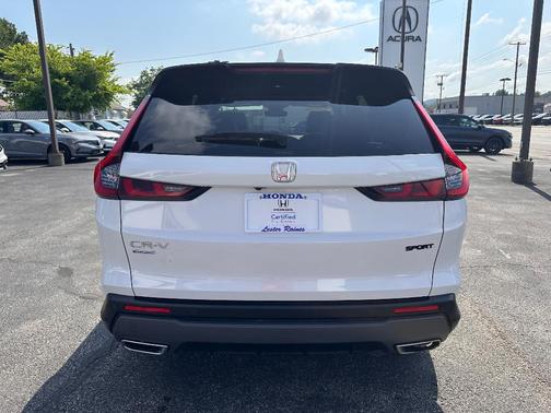 Platinum White Pearl 2025 Honda CR-V Hybrid Sport-L