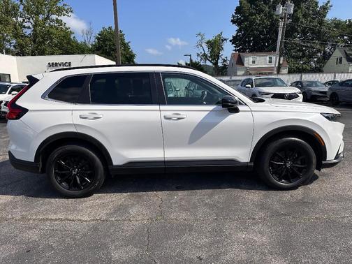 Platinum White Pearl 2025 Honda CR-V Hybrid Sport-L