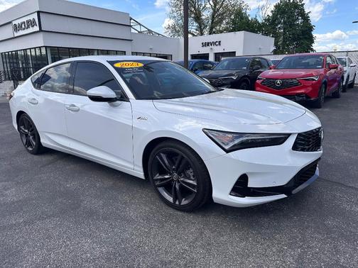 Platinum White Pearl 2023 Acura Integra A-Spec Technology