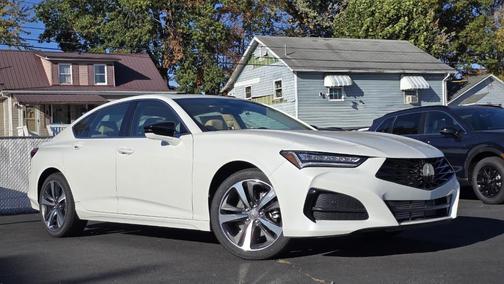 Platinum White Pearl 2025 Acura TLX Technology