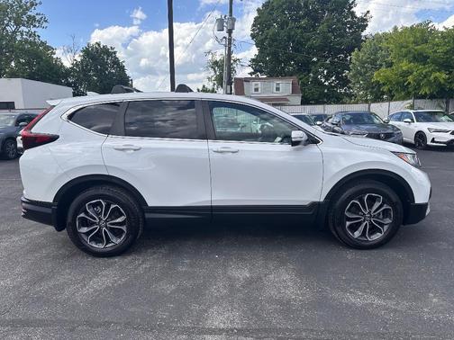 Platinum White Pearl 2021 Honda CR-V EX
