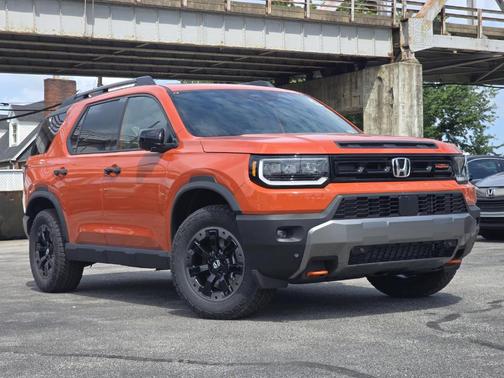 Sunset Orange 2026 Honda Passport TrailSport Elite Blackout