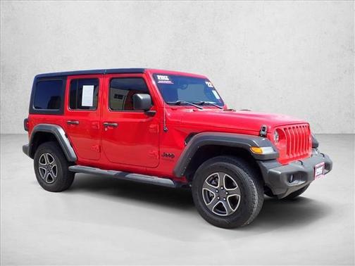 Firecracker Red Clearcoat 2022 Jeep Wrangler Unlimited Sport