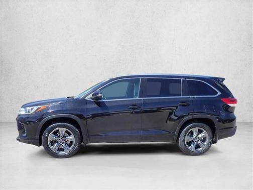 Midnight Black Metallic 2018 Toyota Highlander Limited Platinum