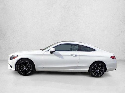 Polar White 2021 Mercedes-Benz C-Class Coupe