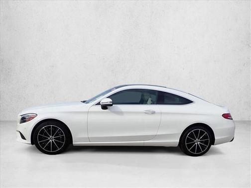Polar White 2021 Mercedes-Benz C-Class Coupe