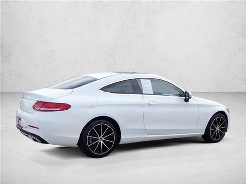 Polar White 2021 Mercedes-Benz C-Class Coupe