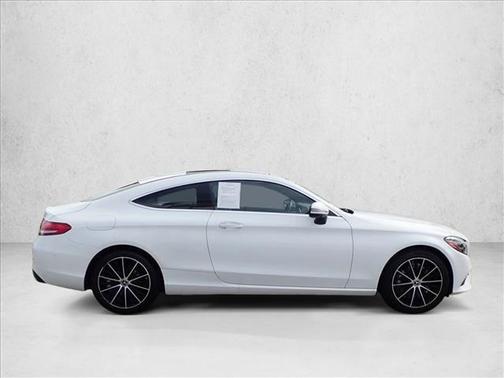 Polar White 2021 Mercedes-Benz C-Class Coupe