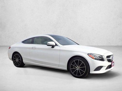 Polar White 2021 Mercedes-Benz C-Class Coupe