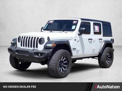 Bright White Clearcoat 2021 Jeep Wrangler Unlimited Sport Altitude