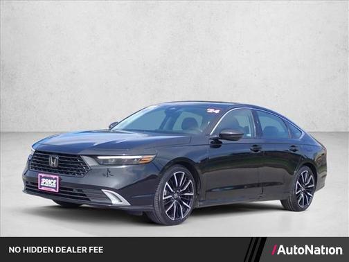 Crystal Black Pearl 2024 Honda Accord Hybrid Touring