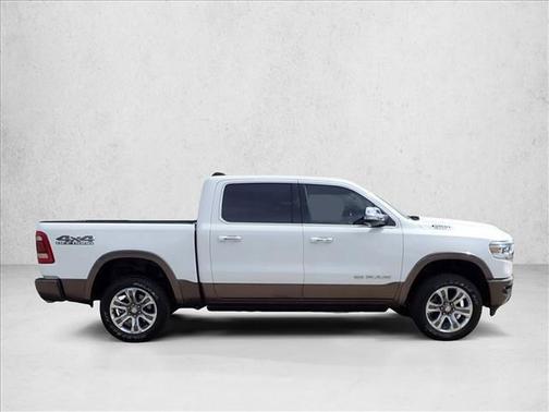 Ivory White Tri-Coat Pearlcoat 2020 RAM 1500 Longhorn