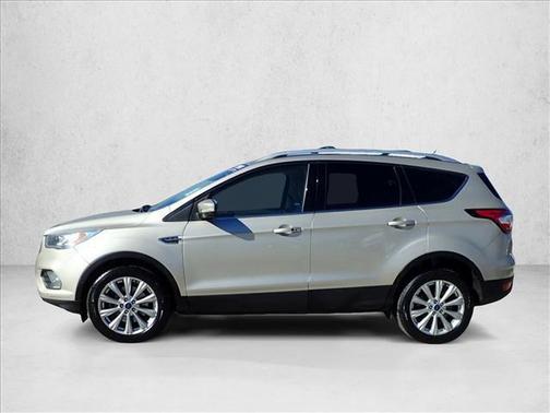White Gold Metallic 2017 Ford Escape Titanium