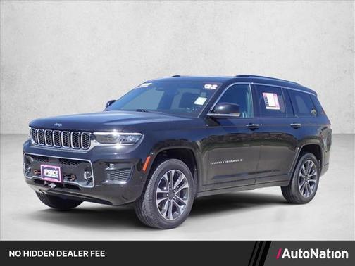 Diamond Black Crystal Pearlcoat 2022 Jeep Grand Cherokee L Overland