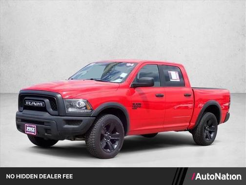 Flame Red Clearcoat 2024 RAM 1500 Classic Warlock Crew Cab 4x4 5'7' Box