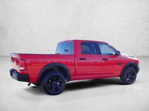 Flame Red Clearcoat 2024 RAM 1500 Classic Warlock Crew Cab 4x4 5'7' Box