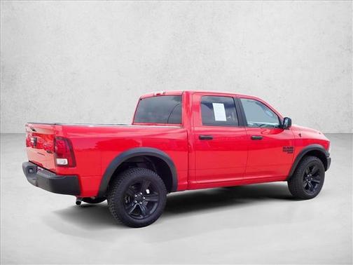 Flame Red Clearcoat 2024 RAM 1500 Classic Warlock Crew Cab 4x4 5'7' Box