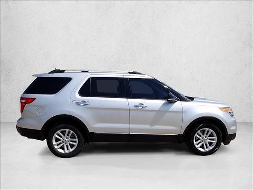 White Platinum Metallic Tri-Coat 2015 Ford Explorer XLT