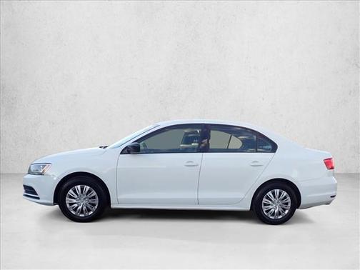 Pure White 2015 Volkswagen Jetta Man S