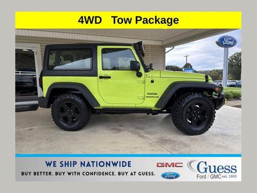 Hypergreen Clearcoat 2016 Jeep Wrangler Sport