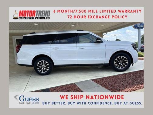 Oxford White 2025 Ford Expedition Max Platinum