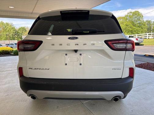 Star White Metallic Tri-Coat 2024 Ford Escape Platinum