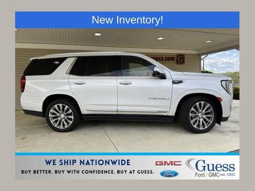 White Frost Tricoat 2021 GMC Yukon Denali