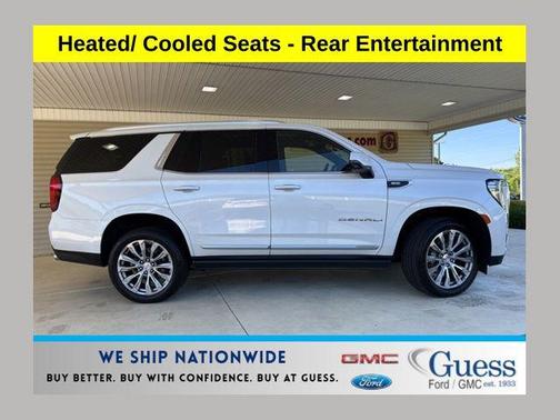 White Frost Tricoat 2021 GMC Yukon Denali