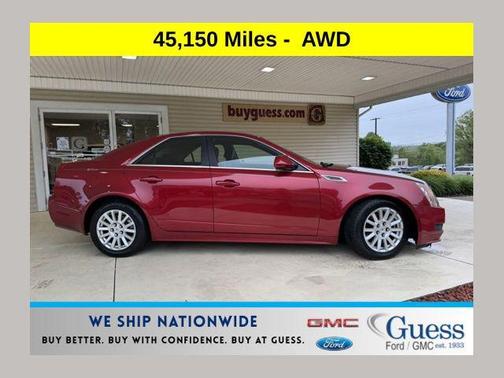 Crystal Red Tintcoat 2010 Cadillac CTS Luxury