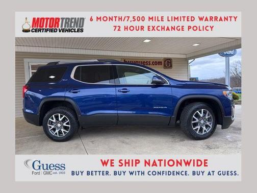 Ultra Blue Metallic 2023 GMC Acadia AWD SLT