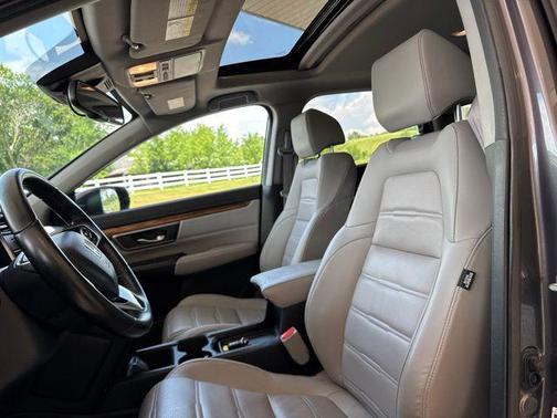 Gray 2017 Honda CR-V Touring