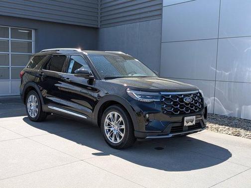 Black 2026 Ford Explorer Platinum