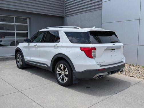 STAR WHITE MET TRI-COAT 2020 Ford Explorer PLATINUM