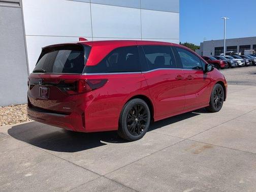 Radiant Red Metallic II 2025 Honda Odyssey Sport-L